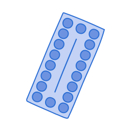 Contraceptive pills icon