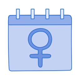 menstruatie kalender icoon