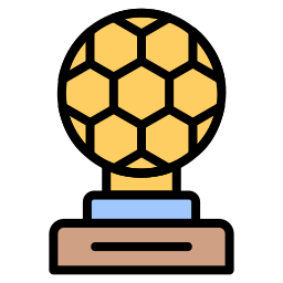premio de fútbol icono