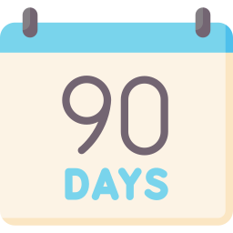 90 jours Icône