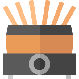 Electric fondue icon