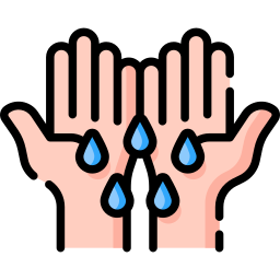 Sweat hand icon