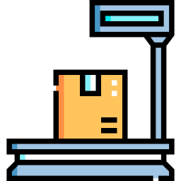 Weight scale icon