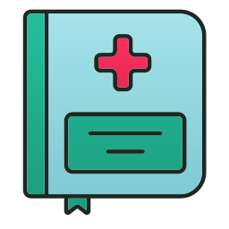 Medical book icon