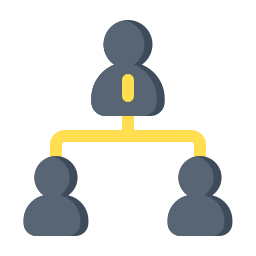 Organization structure icon