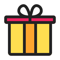 cajas de regalo icono
