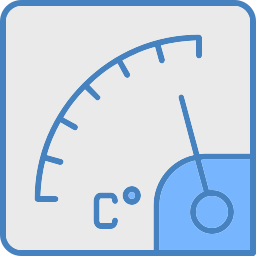 temperatuurmeter icoon