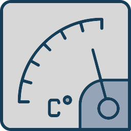 temperatuurmeter icoon