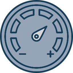 Speed gauge icon