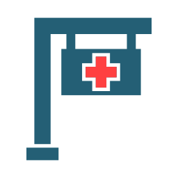 muestra del hospital icono