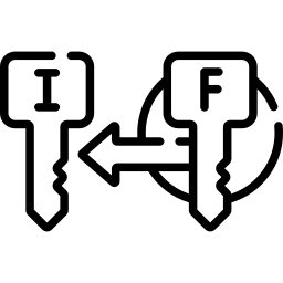 clave externa icono