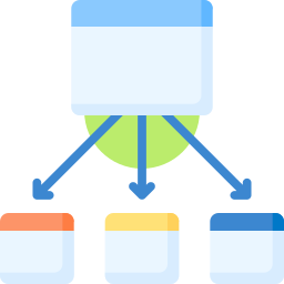 transformación de datos icono