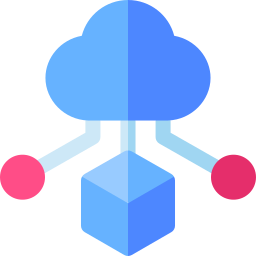 dati cloud icona