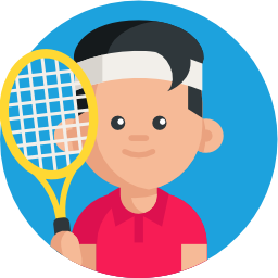 Теннисист иконка