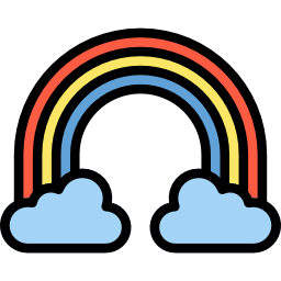 arco iris icono