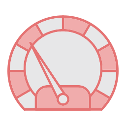 Speed meter icon