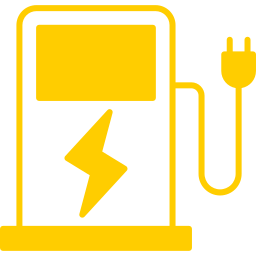 Зарядное устройство для электромобилей иконка