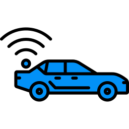 vehículo autónomo icono