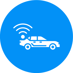 autonomes fahrzeug icon