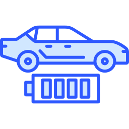 Electric vehicle icon