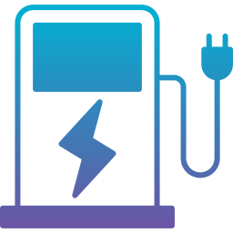 Electric vehicle charger icon