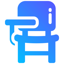 Desk chair icon