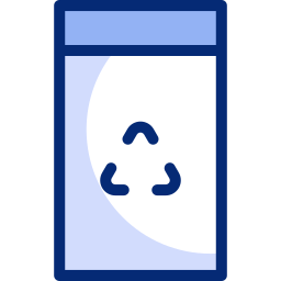 Paper tube icon