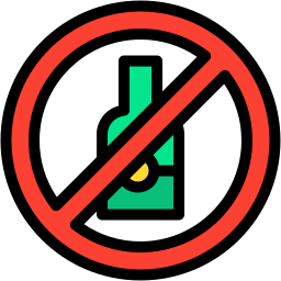 No alcohol icon