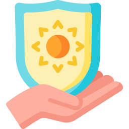 Sun protection icon