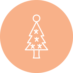 árbol de navidad icono