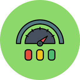 Gauge measure icon