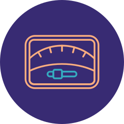 Measure temperature icon