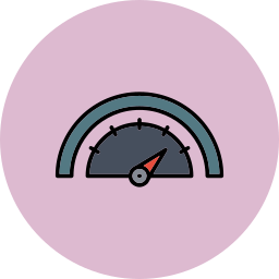 medidor de velocidad icono
