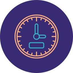 Wall clock icon