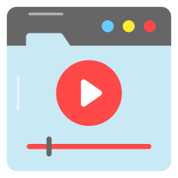 Video advertising icon