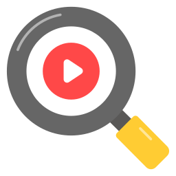 ricerca video icona