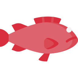 roter fisch icon