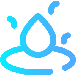 물 튀김 icon
