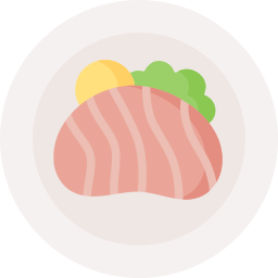Fish steak icon