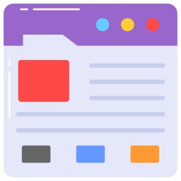 Web layout icon