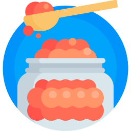 Red caviar icon