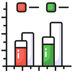 diagramme à bandes Icône