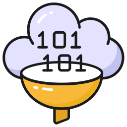 Cloud mining icon