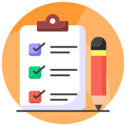 Checklist paper icon