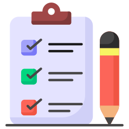 checklist papier icoon