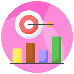 Business target icon