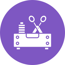 Sewing box icon