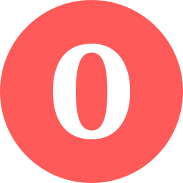 文字o icon