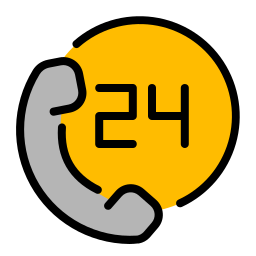 servicio 24 horas icono