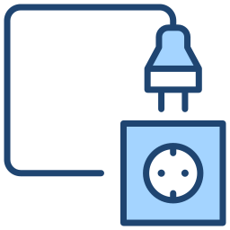 Electric socket icon